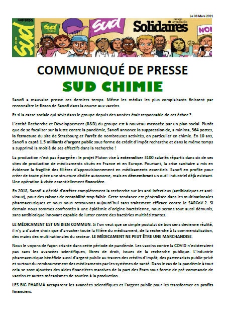 20210308 Communiqué de presse SUD Chimie