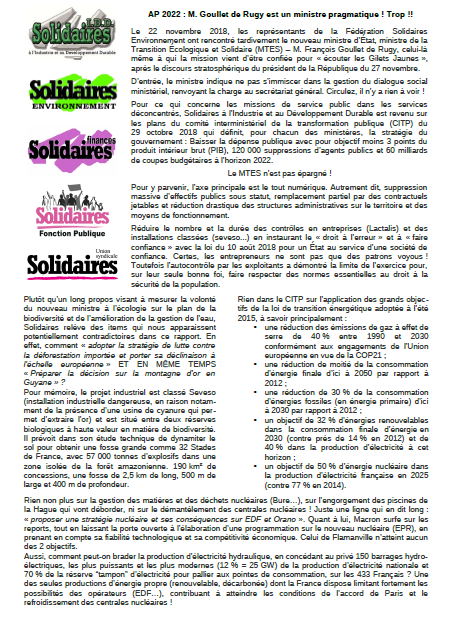 Tract rencontre MTES 2018.11.22 